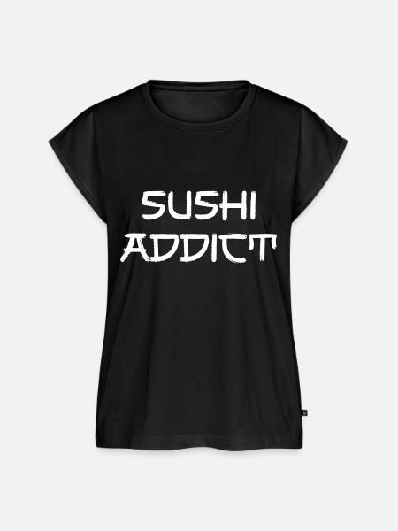 Sushi Addict - Frauen Premium Bio Top - Schwarz