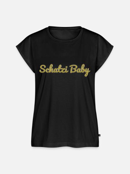 Schatzi Baby - Frauen Premium Bio Top - Schwarz