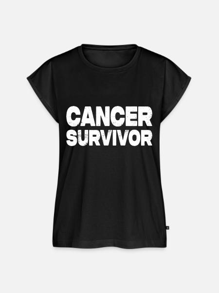 Cancer Survivor - Frauen Premium Bio Top - Schwarz