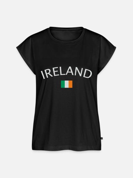 ireland - Frauen Premium Bio Top - Schwarz