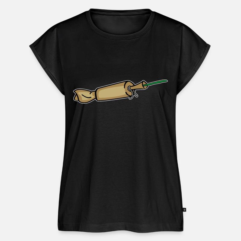 Spanish Cracker Firecracker - Women’s Premium Organic Top - black