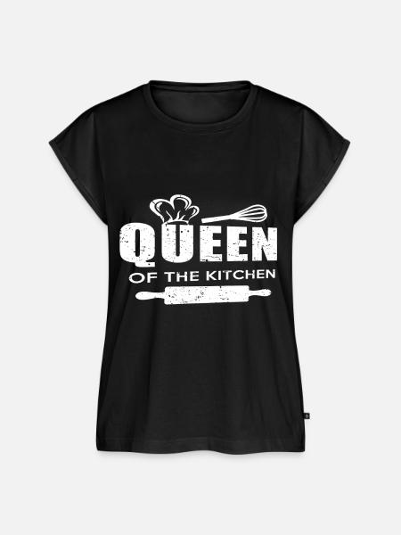 Queen Königin - Frauen Premium Bio Top - Schwarz