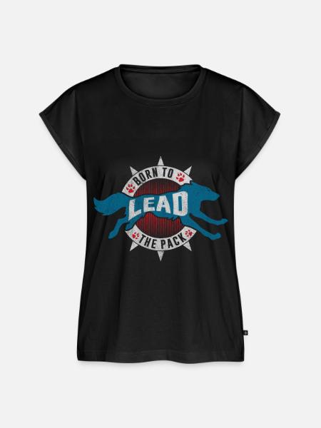 Wolf Wolfpack Rudel Anführer - Frauen Premium Bio Top - Schwarz