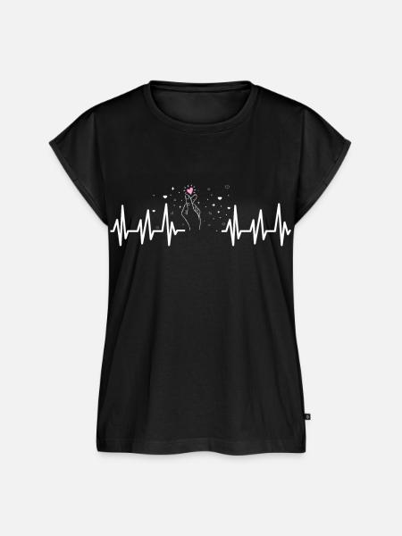 K-Pop - Frauen Premium Bio Top - Schwarz