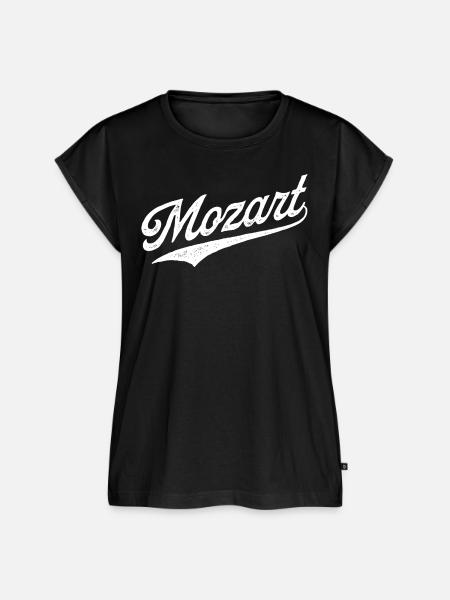 Mozart - Frauen Premium Bio Top - Schwarz