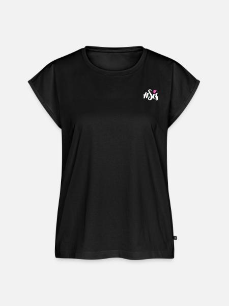#Sis - Frauen Premium Bio Top - Schwarz