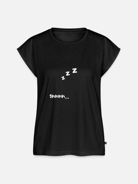 schlafen - Frauen Premium Bio Top - Schwarz