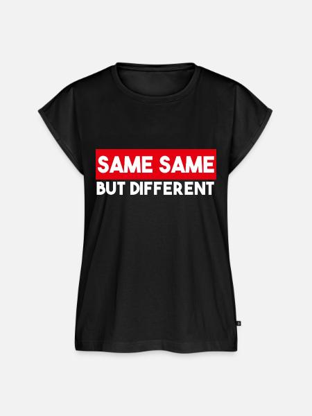 Same Same But Different - Frauen Premium Bio Top - Schwarz