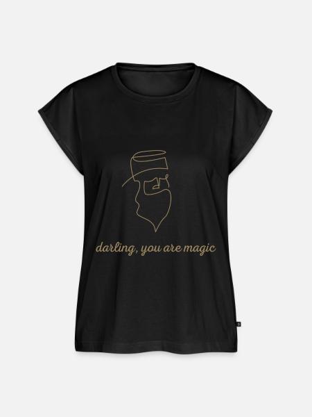 magic - Frauen Premium Bio Top - Schwarz