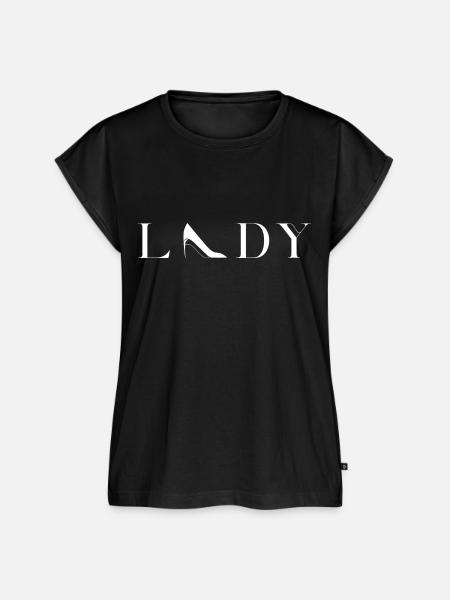 Lady - Frauen Premium Bio Top - Schwarz