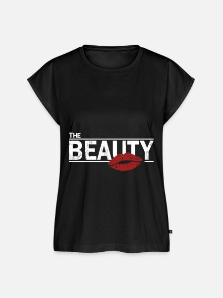 The - Frauen Premium Bio Top - Schwarz