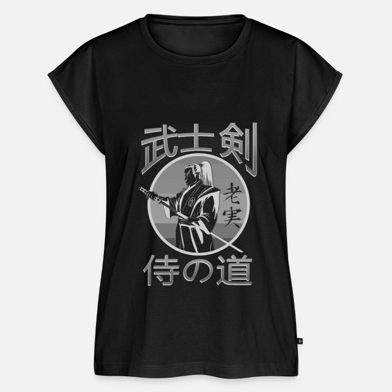 samurai - Women’s Premium Organic Top - black