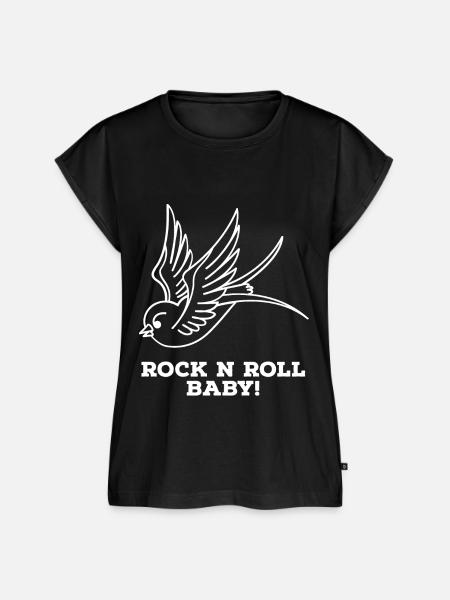 ...inked Rockabilly, Rockabella, Psychobilly. - Frauen Premium Bio Top - Schwarz