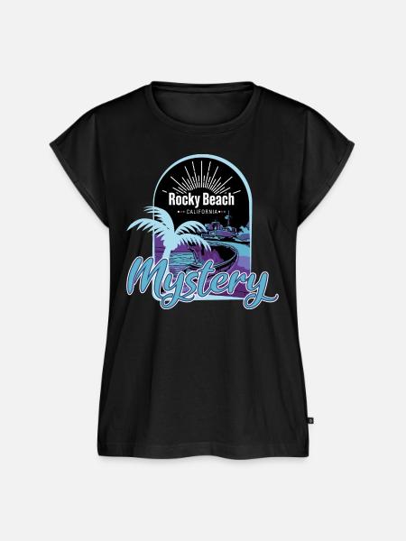 Die drei ??? Rocky Beach Mystery - Frauen Premium Bio Top - Schwarz