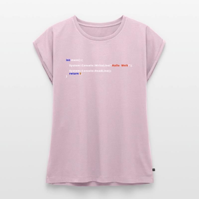 Programmierer Admin IT Code Nerd Hallo Welt EDV Frauen Premium Bio Top