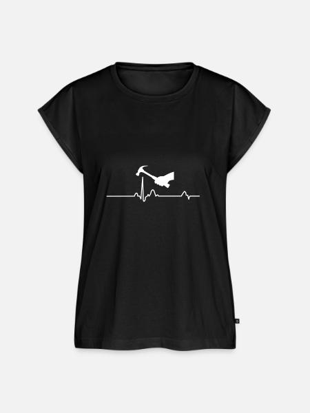 Heimwerker - Frauen Premium Bio Top - Schwarz