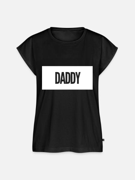 Daddy - Frauen Premium Bio Top - Schwarz