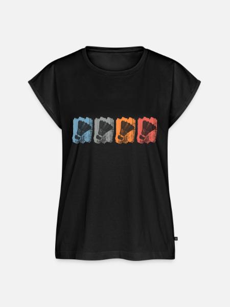 badminton - Frauen Premium Bio Top - Schwarz