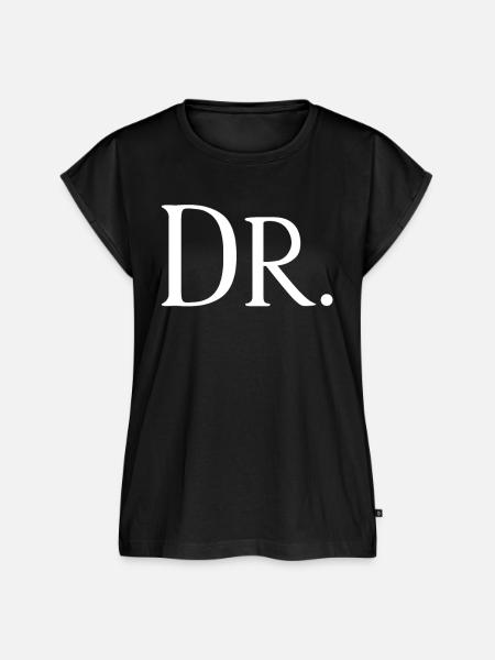 Dr Doktor Doc - Frauen Premium Bio Top - Schwarz