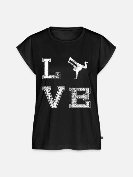 Breakdance Hip Hop Breakdancer Streetdance - Frauen Premium Bio Top - Schwarz