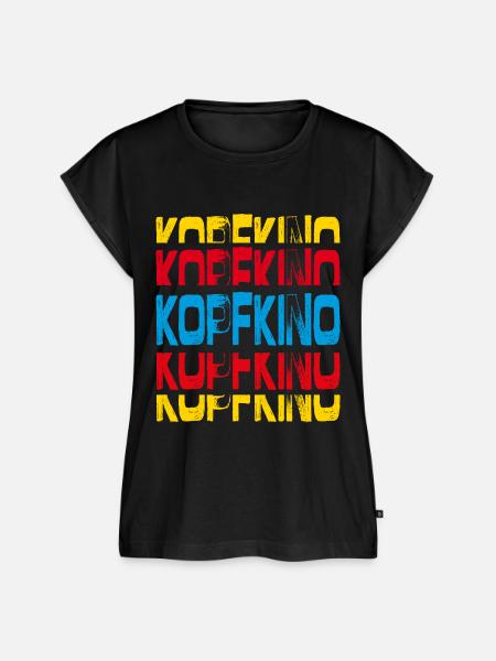 Kopfkino - Frauen Premium Bio Top - Schwarz