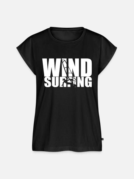 Windsurfing - Surfer - Frauen Premium Bio Top - Schwarz