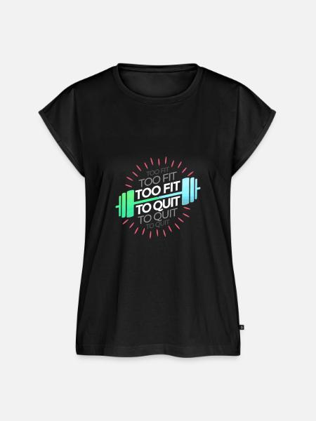 Super fit Fitness - Frauen Premium Bio Top - Schwarz