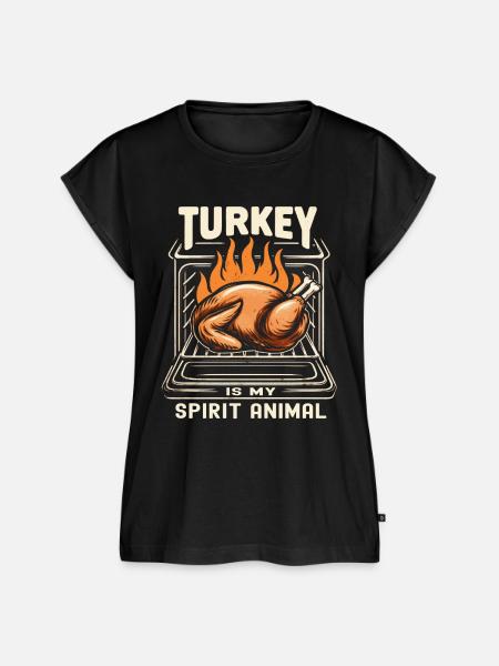 Thanksgiving Truthahn - Frauen Premium Bio Top - Schwarz