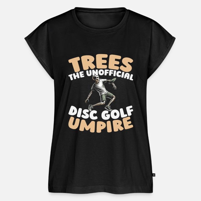 Frisbee Golf Disc Golf Tree - Women’s Premium Organic Top - black
