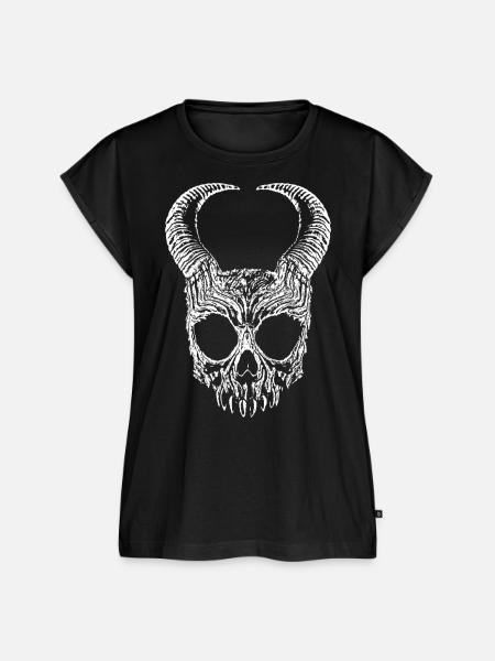 Dämon - Frauen Premium Bio Top - Schwarz