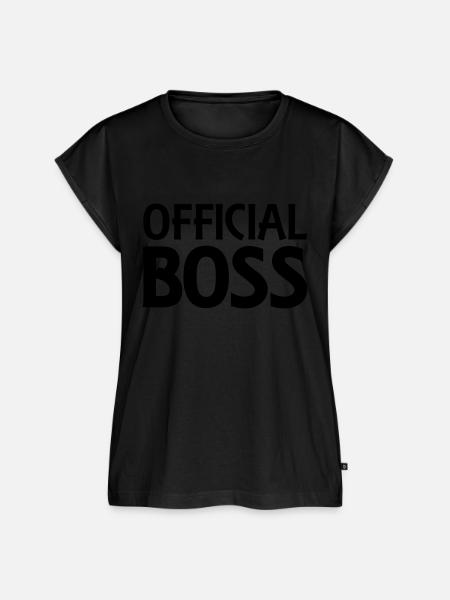 Official Boss - Frauen Premium Bio Top - Schwarz