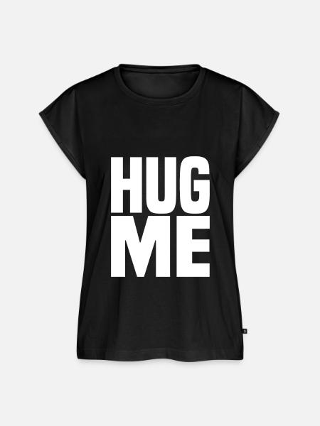 Hug Me - Frauen Premium Bio Top - Schwarz