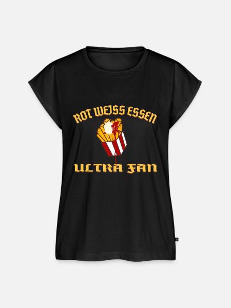 Pommes Frites Fan - Frauen Premium Bio Top - Schwarz
