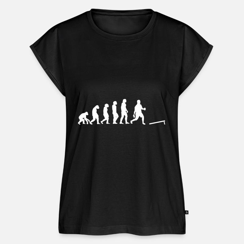 Cornhole evolution - Women’s Premium Organic Top - black