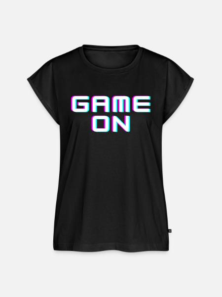 spiel on - Frauen Premium Bio Top - Schwarz