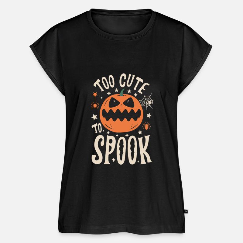 Too Cute To Spook, Pumpkin Perfection - Women’s Premium Organic Top - black