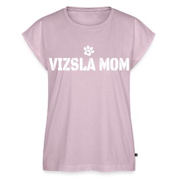 Vizsla Mom - Women’s Premium Organic Top - dusky pink - Front - AI Model Female 172 light (172cm)