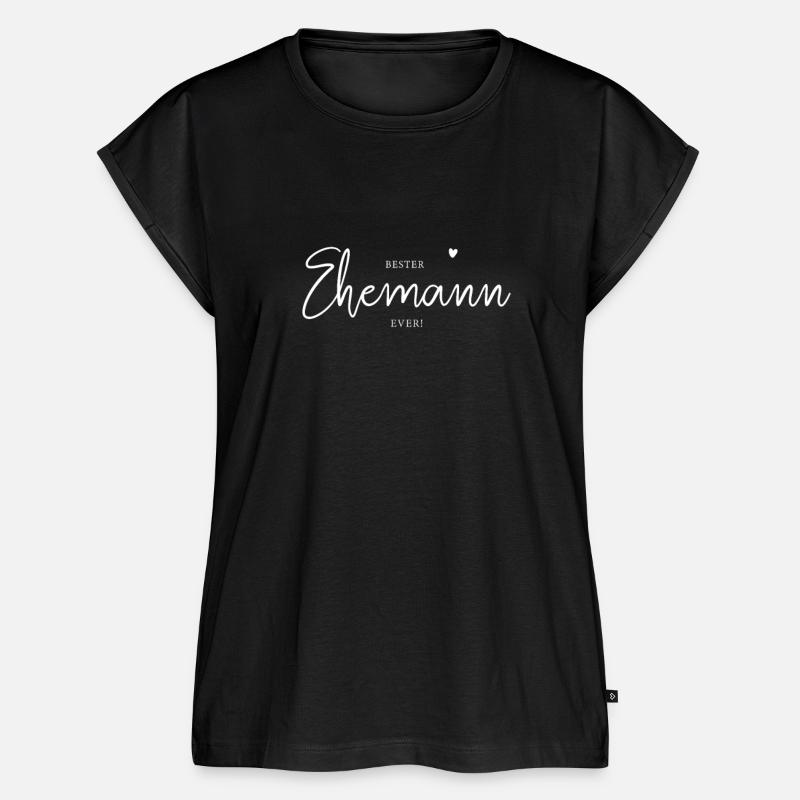 Der beste Ehemann der Welt Ehe Sprüche Geschenk - Frauen Premium Bio Top - Schwarz