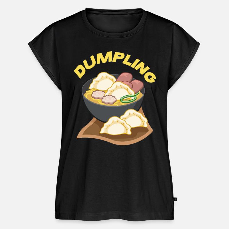 Dumpling Soup - Women’s Premium Organic Top - black
