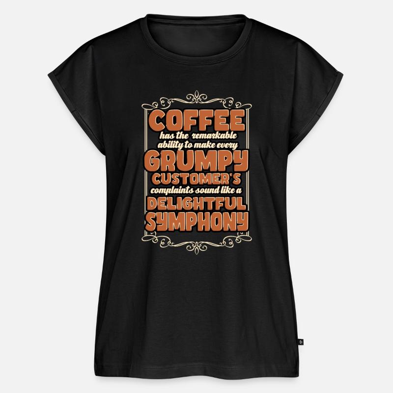 Coffee Maker - Coffee Has The Remarkable Ability - Women’s Premium Organic Top - black