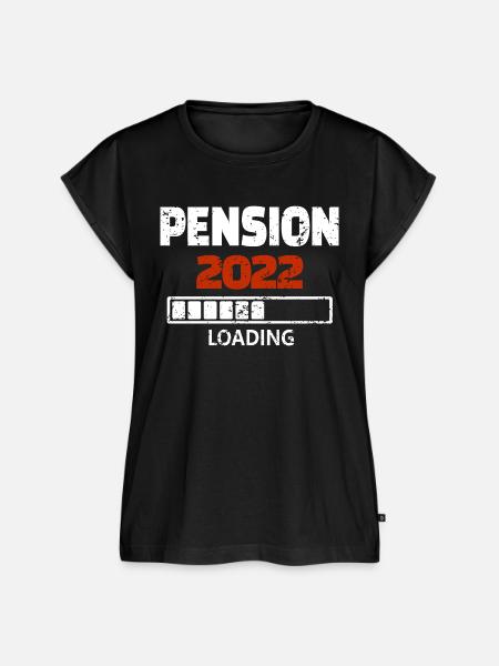 Pension 2022 Loading - Frauen Premium Bio Top - Schwarz