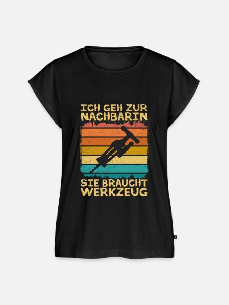 Nachbar Einzug Einweihungsparty Nachbarschaft - Frauen Premium Bio Top - Schwarz