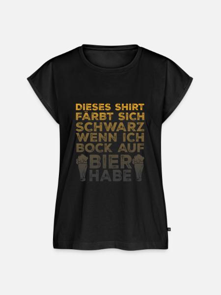 Biertrinker Bierliebhaber - Frauen Premium Bio Top - Schwarz