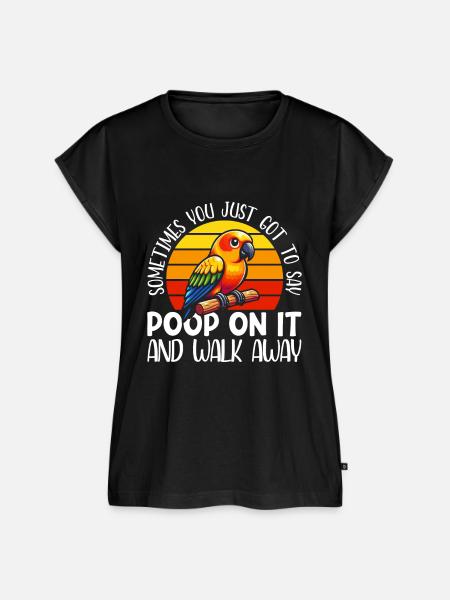 Sun conure - Frauen Premium Bio Top - Schwarz