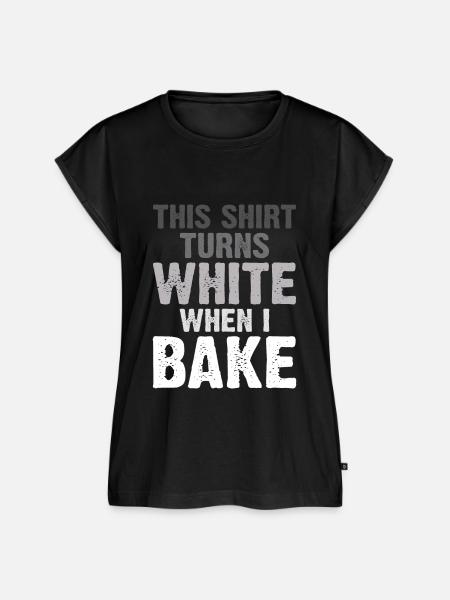 Baking Funny Baker - Frauen Premium Bio Top - Schwarz
