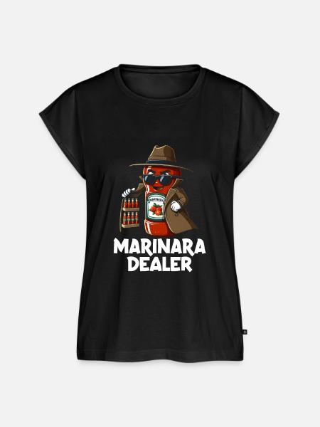 Marinara Dealer - Frauen Premium Bio Top - Schwarz