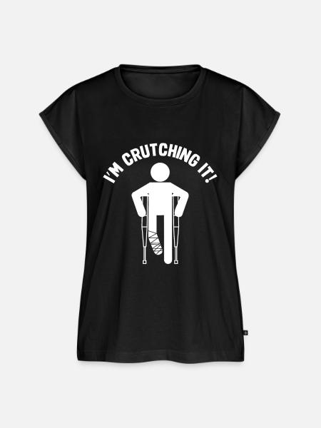 Funny Foot Surgery - Frauen Premium Bio Top - Schwarz