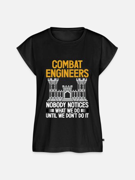 Combat Engineer - Frauen Premium Bio Top - Schwarz