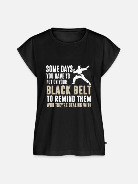 BJJ Jiu JItsu - Frauen Premium Bio Top - Schwarz
