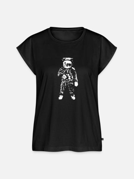 Astronaut - Frauen Premium Bio Top - Schwarz